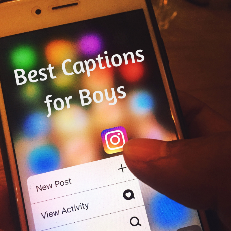 299+ Best instagram captions for boys kaptions.in