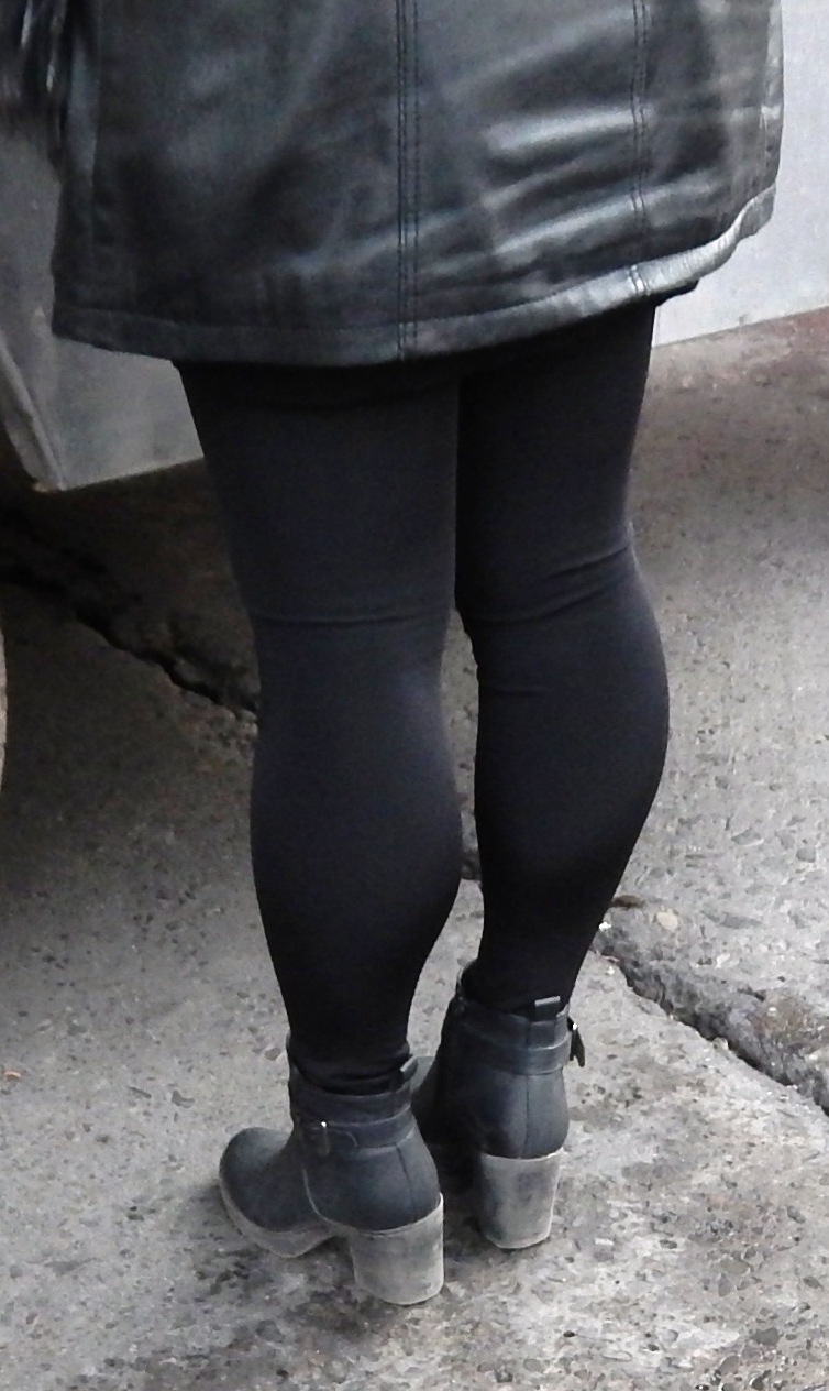 Her Calves Muscle Legs Tight Pants Large Calves