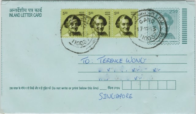 Terence's collections ...: Inland letter card (2)