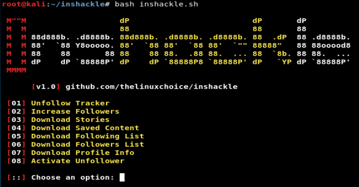 instagram hacking with kali linux instagram hacking with kali linux