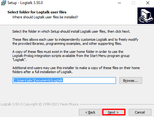 Logtalk download and installation tutorial for Windows 10