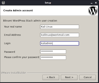 setting up wordpress admin password setting up wordpress admin password