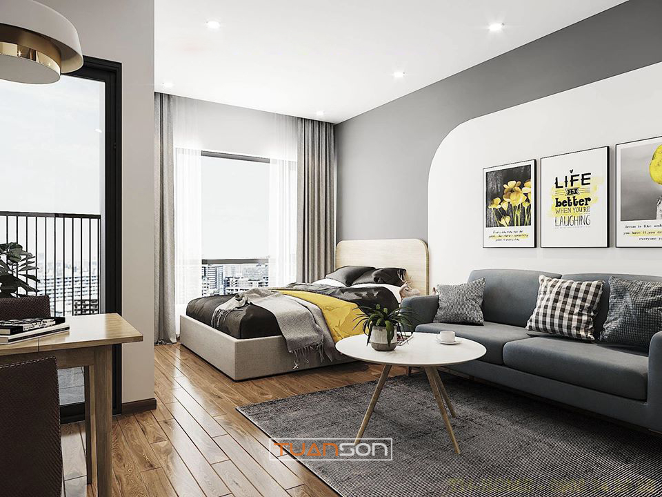 Thiết Kế Nội Thất: Căn hộ Studio Vinhomes Smart City Thiết Kế Nội Thất: Căn hộ Studio Vinhomes Smart City