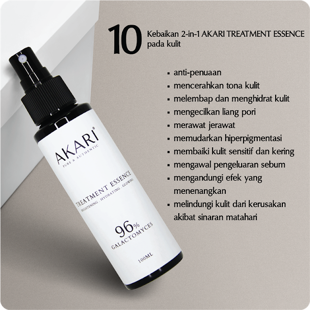 Kebaikan AKARI Galactomyces Treatment Essence