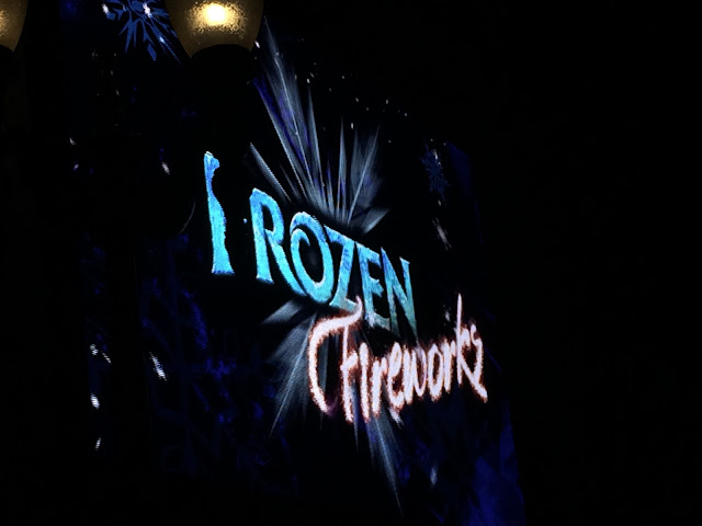 Frozen Fireworks Screen Disney's Hollywood Studios Disney World