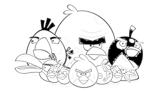 Angry Birds 2 Coloring Pages - free coloring pages