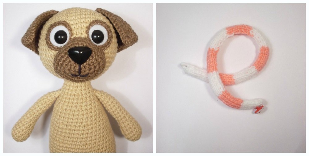 Crochet pug dog amigurumi Crochet pug dog amigurumi
