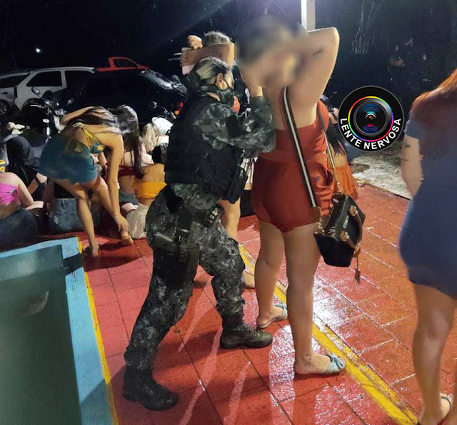 Batalhão de Choque acaba com Coronafest em chácara e DJ é preso suspeito de organizar o evento - VEJA FOTOS