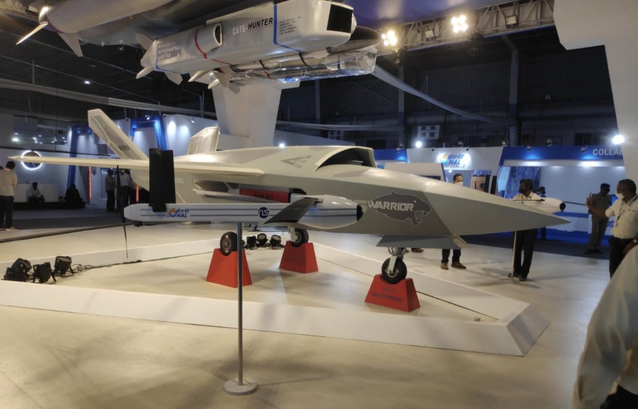 The Dead District: HAL CATS Warrior displayed at Aero India 2021