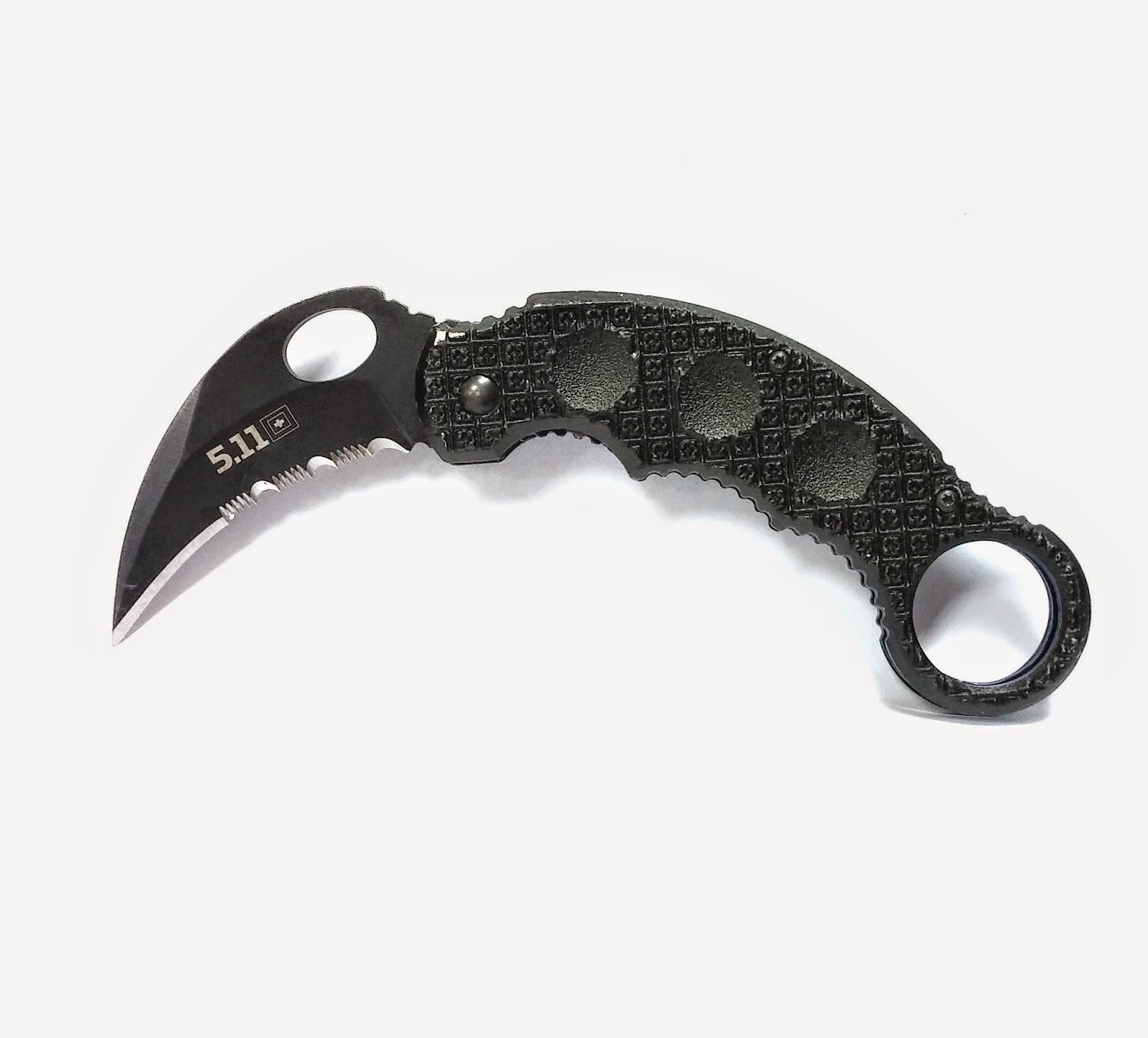 to taradwat's eBay. USED, KARAMBIT FOLDING KNIFE BLACK COLOR