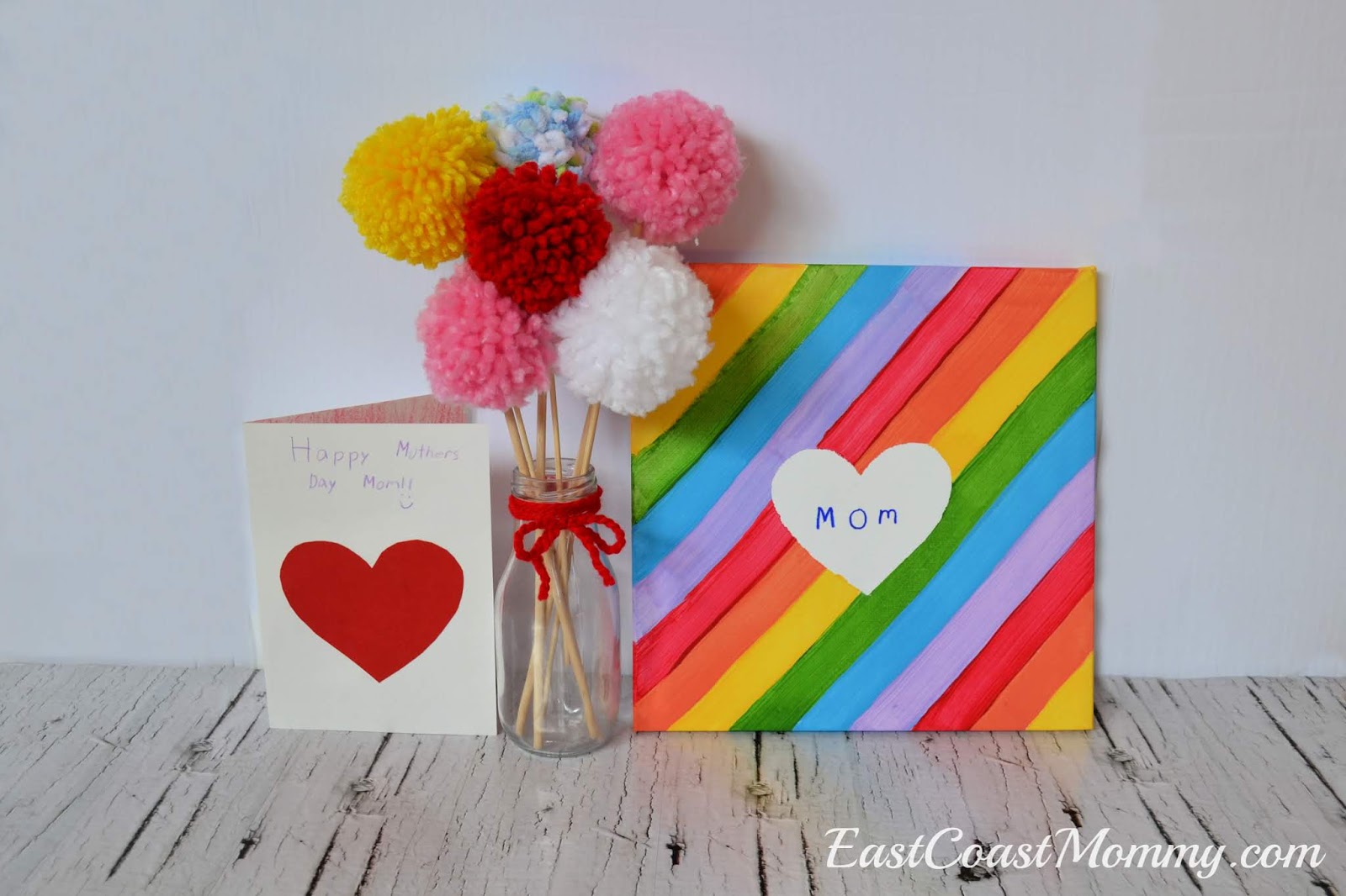 DIY Mother's Day Gift - Mini Canvas Art - Crafting Cheerfully