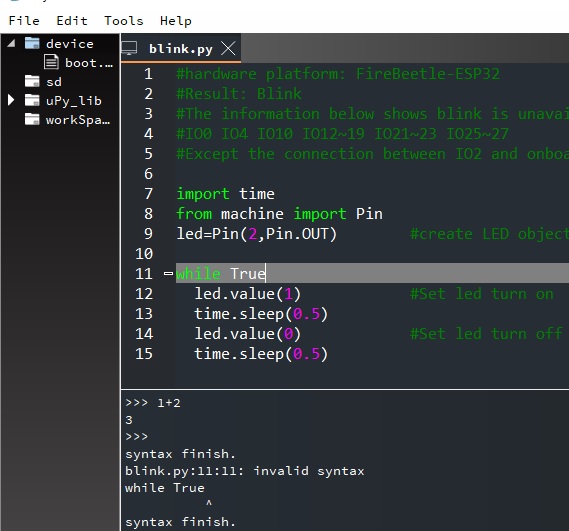 筆哥的隨興紀錄 MicroPython在 ESP8266/ESP32(ㄧ) 使用 uPyCraft 開發工具