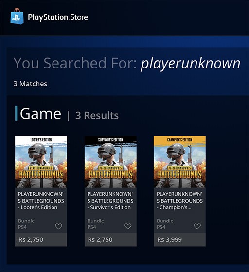 pubg ps4 play store