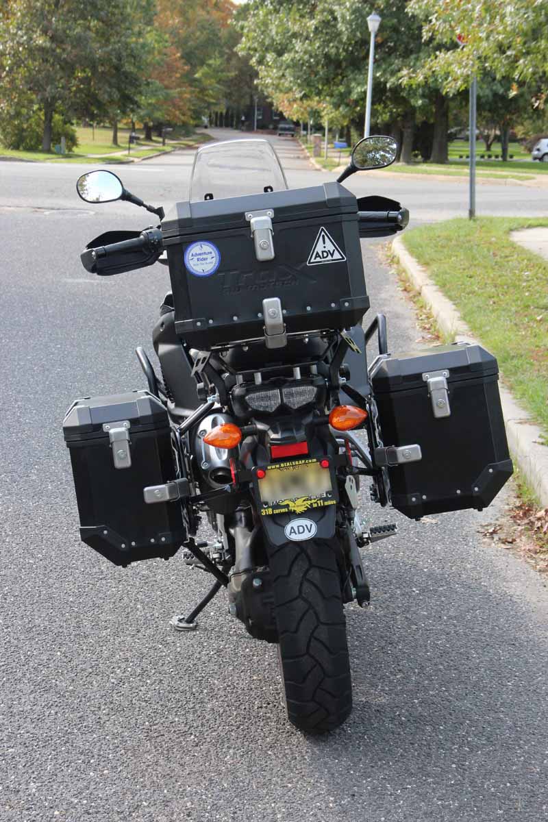 Riding the USA Trax Luggage