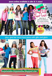 Free Printable Justice For Girls Coupons