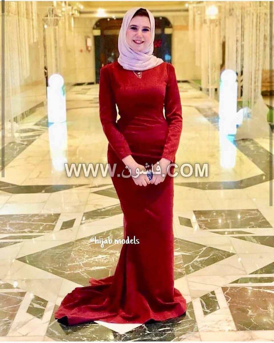فساتين سواريه للمحجبات فساتين سهرة 2019 Hijab soiree Dresses 2019