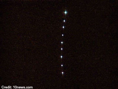 'UFO Lights' Over El Cahon, California 11-1-12
