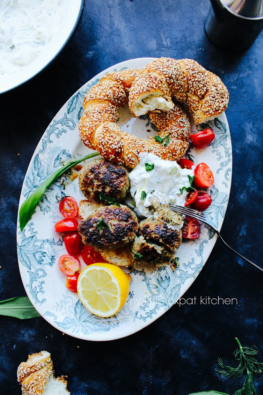 My Little Expat Kitchen Veal biftekia (Greek meat patties) with