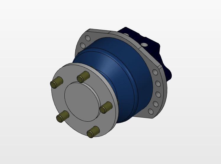 Hydraulic Wheel Motor 3D Model CAD flie for download free
