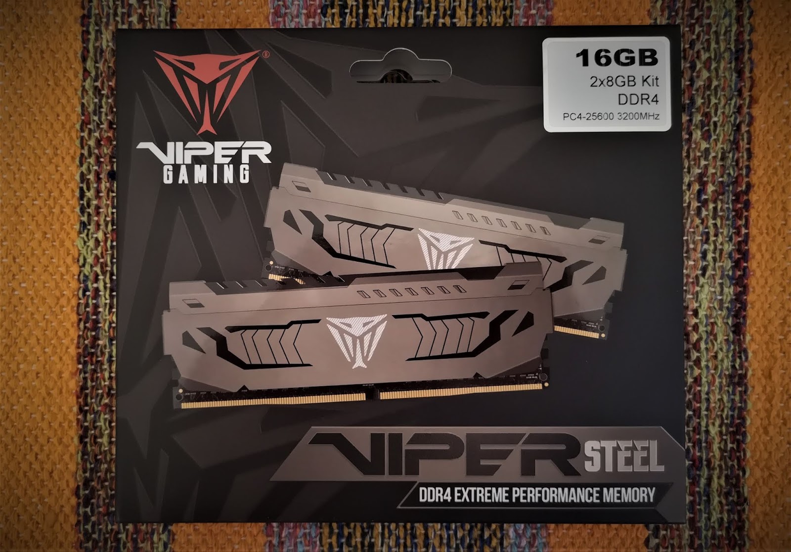 Patriot Viper Steel 3200MHz 16GB (2 X 8GB) Memory Kit Review