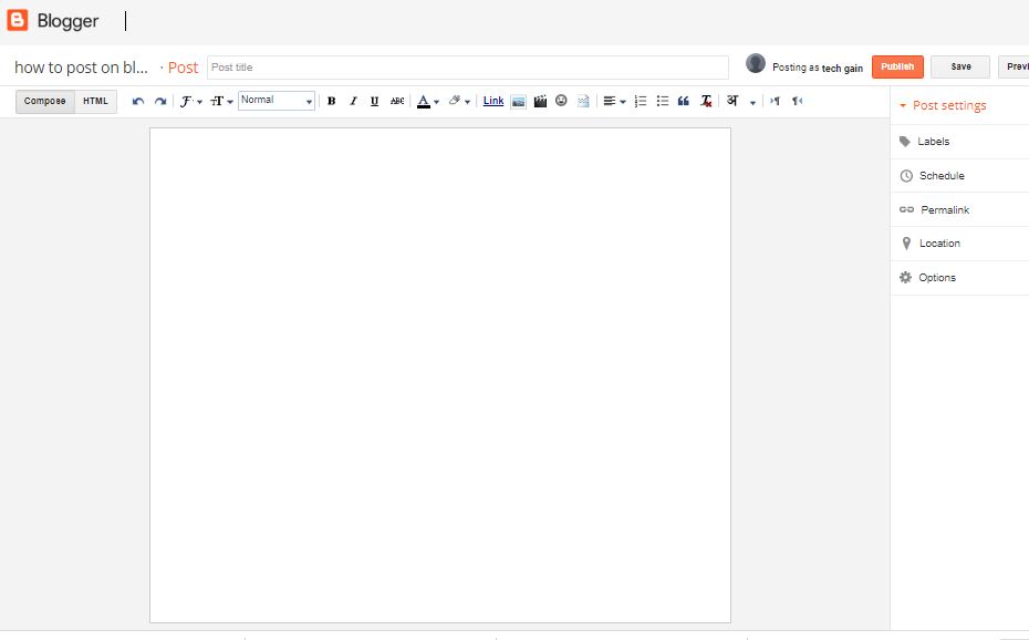 learn to create blog