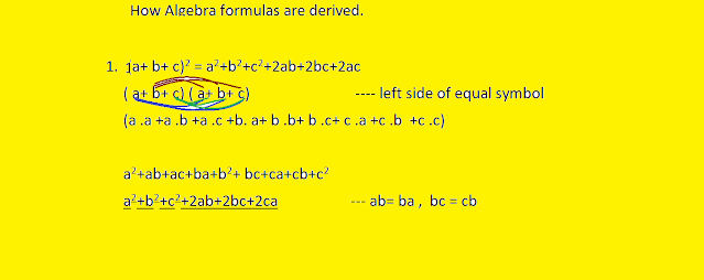 Learn Algebra Formula