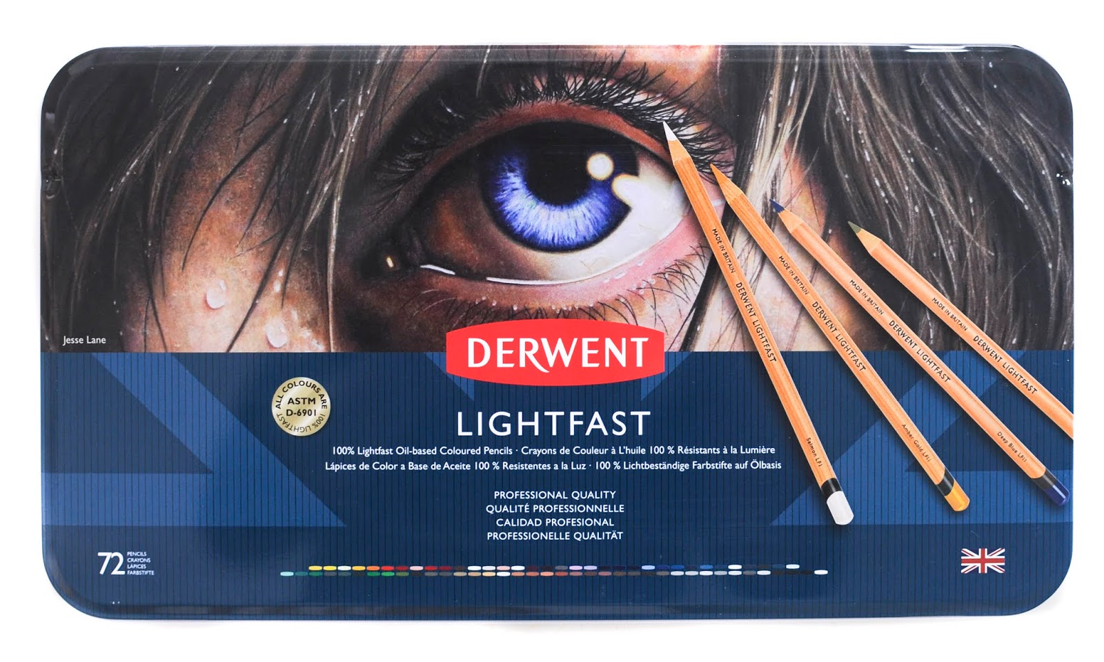 Derwent 72 Lightfast Colored Pencils Jenny's Crayon Collection