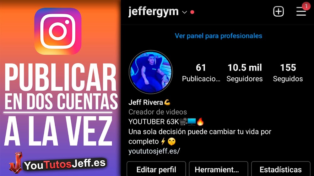 Como PUBLICAR en DOS CUENTAS de INSTAGRAM al MISMO TIEMPO