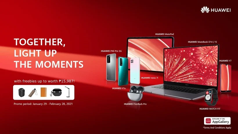 Huawei announces “Light Up the Moments” Promo: Enjoy discounts, deals on best-selling gadgets