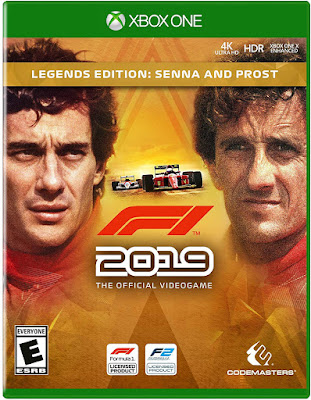 F1 2019 Game Cover Xbox One Legends Edition