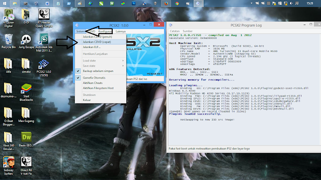 Cara Setting Emulator PS2 Cara Setting Emulator PS2