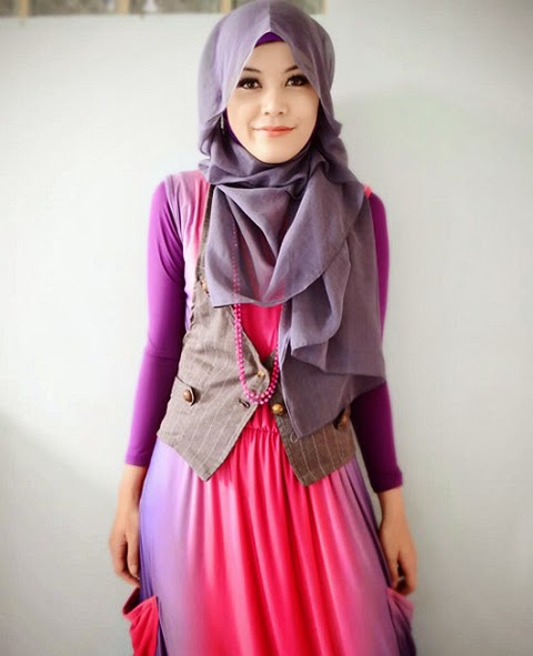 18 Contoh Gambar Model Baju Hijab Trendy Modis Terbaru 2016