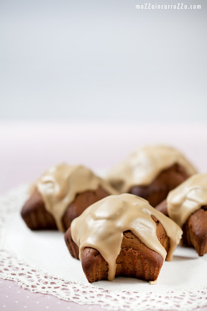 stelle alle castagne con glassa al caffe'