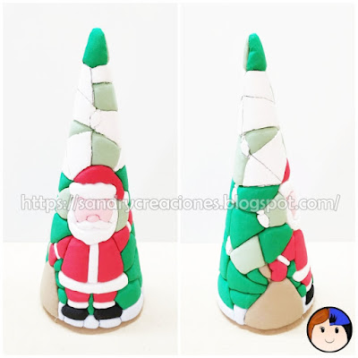 Arbol Navidad Falso Patchwork 1