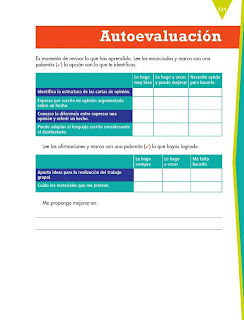 Apoyo Primaria Español 6to Grado Bloque III Lección 9 Escribir cartas de opinión para su publicación