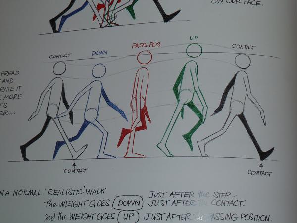 Claire's animation: Stop Moation Walk Cycle