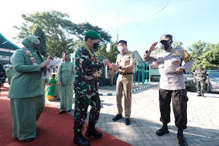 Kapolres Gowa Hadiri Kunker Pangdam XIV/Hasanuddin di Kodim 1409 Gowa