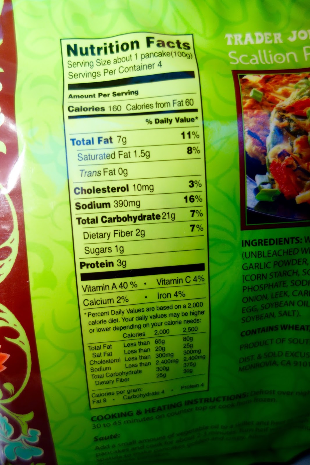 Trader Joe's Scallion Pancake (Pajeon)