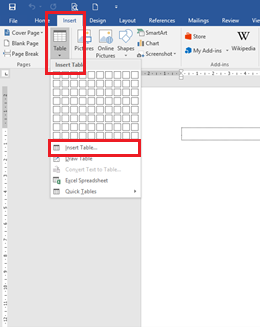 Cara Membuat Tabel Di Word Dadanby