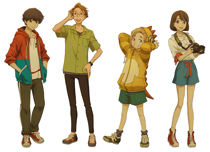 Goodbye DonGlees! anime film - personajes