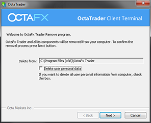 Uninstall MetaTrader 4 pada OS Windows
