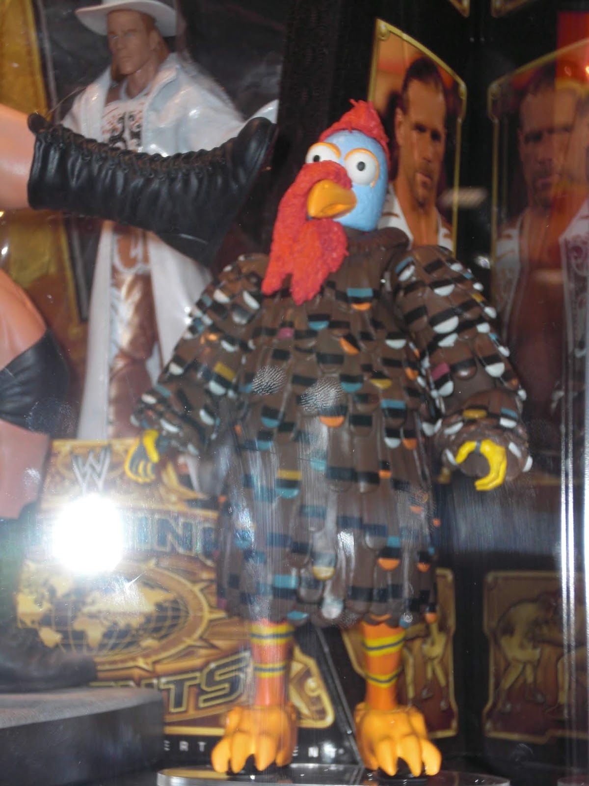 wwe gobbledy gooker action figure