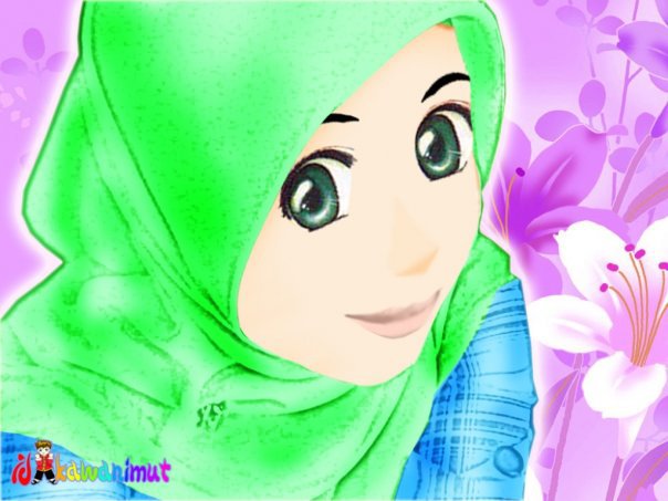 Wanita Muslimah Kartun Gambar Muslim
