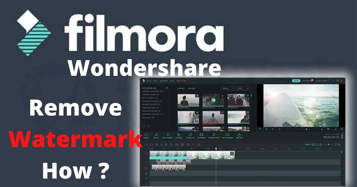 wondershare filmora watermark remover