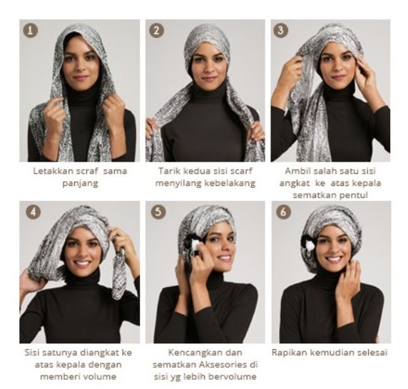 Cara Model Jilbab Terbaru Cara Model Jilbab Terbaru