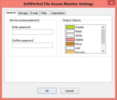 Monitoraggio dell'accesso ai file di SoftPerfect