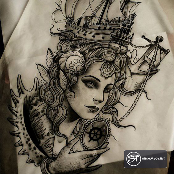 Ý nghĩa hình xăm Medusa Người phụ nữ quỷ tóc rắn Medusa nổi tiếng trong thần  thoại Hy Lạp  Hình xăm nghệ thuật Lucky Tattoo