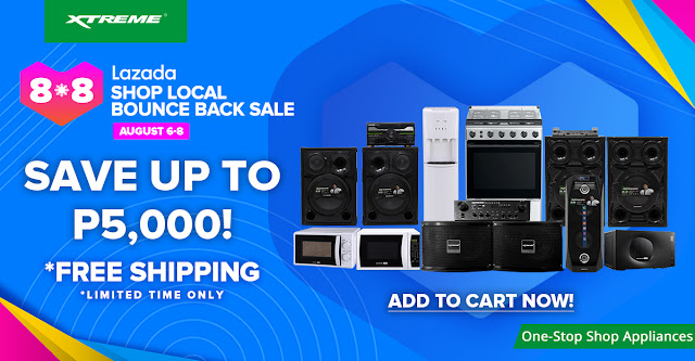 Get Up to 40% Off on XTREME Appliances this Grandest 8.8 Online Sale Events!