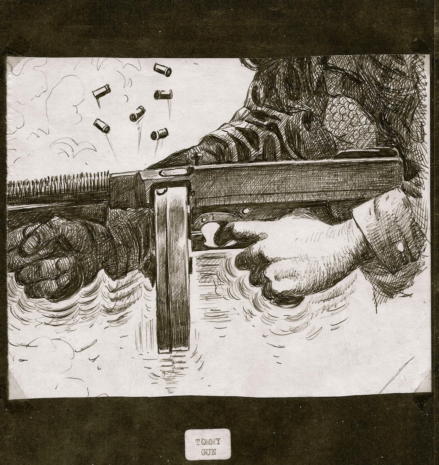 William Jameson Art Tommy Gun