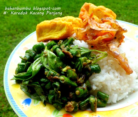 Resep Karedok Kacang Panjang Kemangi Enak Pedas